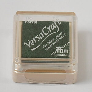 スタンプインクパッド【ツキネコ バーサクラフト】【フォレスト】【スタンプインク】【かわいいスタンプ】【オリジナルスタンプ】【布用インク】【メール便対応】