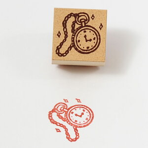 ミニアンティークスタンプ−アンティーク時計−【オリジナルスタンプ】【アンティークスタンプ】【かわいいスタンプ】【スタンプ はんこ ハンコ】