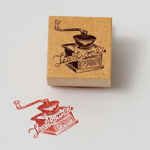 -蚤の市スタンプ- 【かわいいスタンプ アンティーク アンティークスタンプ スタンプ はんこ ハンコ コーヒー コーヒーミル】【手芸 ホビー】【ネコポス定形外郵便対応!】