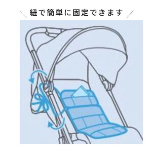 保冷シートベビー大人気!BabyHopper(ベビーホッパー)ベビーキャリア&ベビーカー兼用保冷・保温シート(ブルースター)ダッドウェイDADWAY暑さ対策熱中症対策赤ちゃんのお出かけを快適に♪