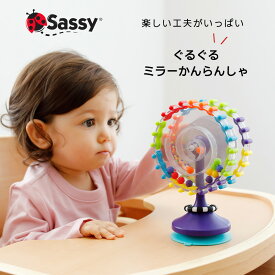 ぐるぐるミラーかんらんしゃ Sassy サッシー 知育トイ おもちゃ 6ヶ月から トイ ラトル オモチャ 玩具 男の子 女の子 知育玩具 1歳 2歳 0歳