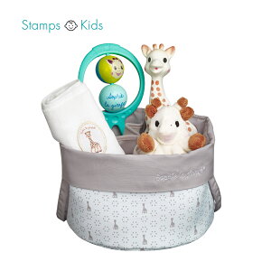 【在庫限り】【日本正規品】キリンのソフィー ハッピーバスケット 出産5点 ギフトセット 歯固め スウィングラトル ブランケット ファーストトイ Sophie la girafe 知育玩具 おもちゃ 男の子 女