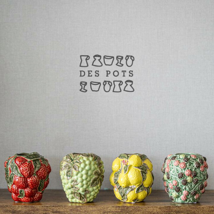 楽天市場】DES POTS(デスポッツ) vase fruit フラワーベース 陶器 