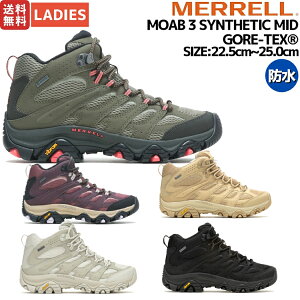  MERRELL yK戵̔XzMOAB 3 SYNTHETIC MID GORE-TEX Au 3 VZeBbN ~bh SAebNX fB[X h AEghA Lv oR JWA V[Y Xj[J[ W500182 W50