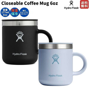 �n�C�h���t���X�N Hydro Flask Closeable Coffee Mug 6oz �R�[�q�[�}�O ���W���[ �L�����v �^��f�M �o�R �A�E�g�h�A �g���C�� ���� 5089330