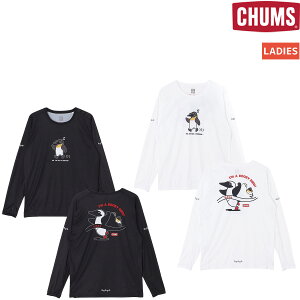 `X CHUMS Running Costume Booby L/S T-Shirt jO RX`[ u[r[ OX[u TVc fB[X X|[c WMO gbvX  T N[lbN vI[o[ fC