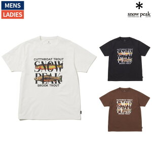 �X�m�[�s�[�N snowpeak Famous Trout Dry T-Shirt �t�F�C�}�X�g���E�g �h���CT�V���c �z������ �h���C ���K�f�� �y�� �J�W���A�� ���� �V���c TS-26SU009