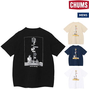 �`�����X CHUMS Booby Lost City Trip Pocket T-Shirt �u�[�r�[ ���X�g�V�e�B �g���b�v �|�P�b�gT�V���c �����Y �J�W���A�� �A�E�g�h�A �g�b�v�X ���� T�V���c �N���[�l�b�N �v���I�[�o�[ CH01-2739