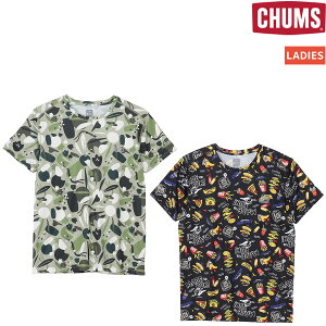 �`�����X CHUMS Running Patterned T-Shirt �����j���O �p�^�[���h T�V���c ���f�B�[�X �X�|�[�c�g���[�j���O �g�b�v�X ���� T�V���c �N���[�l�b�N �v���I�[�o�[ CH11-2641