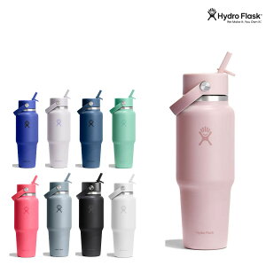 �n�C�h���t���X�N Hydro Flask 32oz TRAVEL BOTTLE WITH WIDE FLEX STRAW 32oz �g���x���{�g�� �E�B�Y �t���b�N�X�X�g���[ 946ml ���� �ۗ� �ۉ� ���@�r �X�e�����X�{�g�� �}�O �{�g�� ���o�|�� ���s �ʋ� �v��