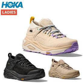 ホカオネオネ HOKAONEONE KAHA 3 LOW GTX カハ スリー ロー ゴアテックス レディース ハイキング シューズ ブラック ベージュ 防水 登山 アウトドア キャンプ シューズ 靴 1162533