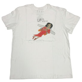 U.P. Unfortunate PortraitS/S Men’s Mサイズ TEE“UFO prah” ホワイト[ アンフォーチュネート・ポートレート アート T グラフィック プリント 半袖Tシャツ]