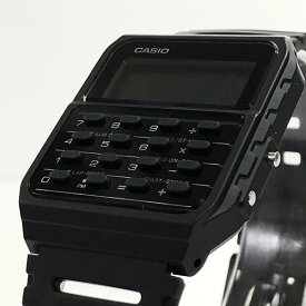 CASIO “CLASSIC”CA-53WF-1BJF BLACK カリキュレーター・電卓機能搭載[カシオ ブルータグシリーズ 計算機時計　チプカシ　シリコンバンド プチプラ　父の日 ]【追跡可能メール便は送料無料】
