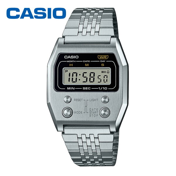 CASIO PREMIUM  A1100D-1JF SILVER 52QS-14B 復刻 デジタル 腕時計 カシオ クラシック レトロウォッチ
