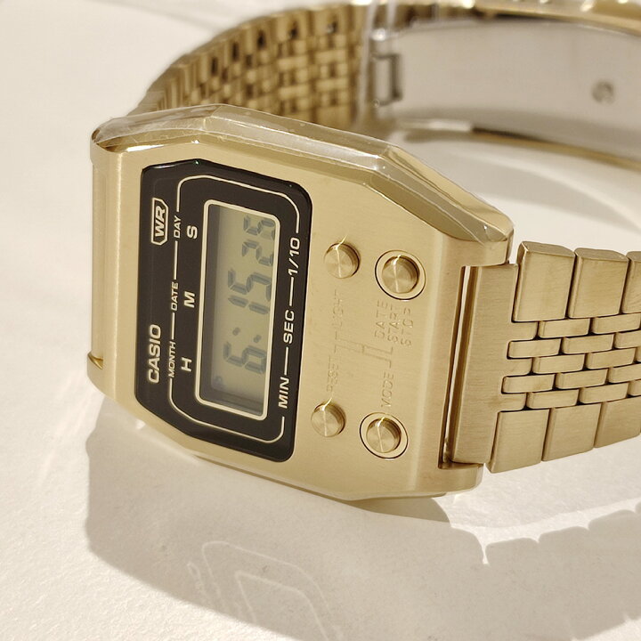 楽天市場】カシオ CASIO PREMIUM A1100G-5JF 52QS-14B 復刻 デジタル 