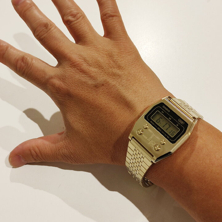 楽天市場】カシオ CASIO PREMIUM A1100G-5JF 52QS-14B 復刻 デジタル 
