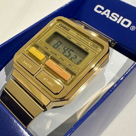 CASIO “STANDARD” A120WEG-9AJF ゴールド80年代レトロテイスト 2023年6月より新型CASIO VINTAGE　[ チプカシ プチプラ レトロウォッチ 昭和感 父の日 ] 国内正規品