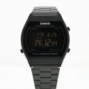 CASIO “CLASSIC” カシオクラッシック B640WB-1BJF ブラック/反転液晶 [ スタンダード チプカシ　デジタル 取り扱い店舗限定　国内正規品 ステルス機 ]