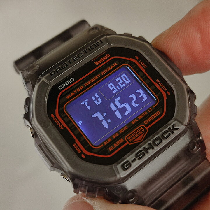 楽天市場】CASIO “G-SHOCK” DW-B5600G-1JF ブラックスケルトン 