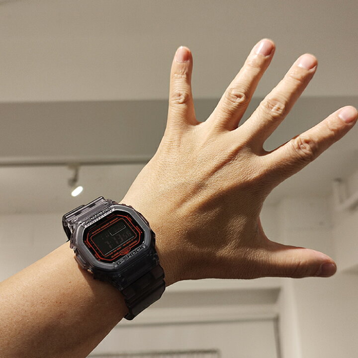 楽天市場】CASIO “G-SHOCK” DW-B5600G-1JF ブラックスケルトン 