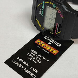 JVI CASIO CLASSIC x PAC-MAN pbN}fW^ rv F-91WPC-1AJR