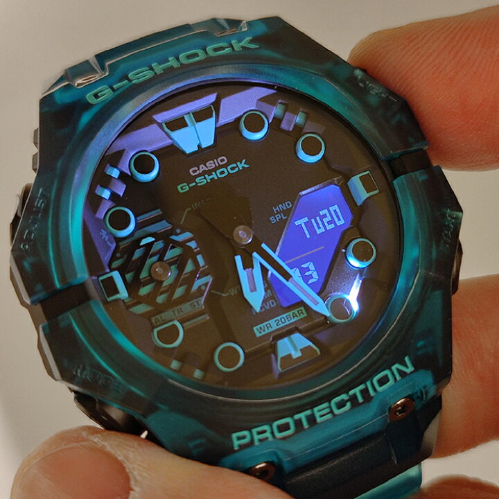 楽天市場】CASIO “ 新型 G-SHOCK” GA-B001G-2AJF ターコイズブルー 