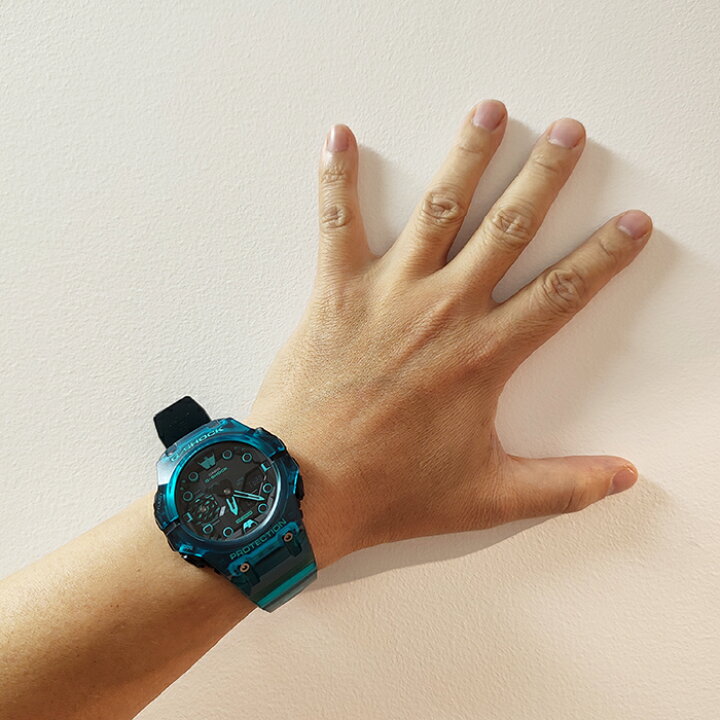 楽天市場】CASIO “ 新型 G-SHOCK” GA-B001G-2AJF ターコイズブルー 