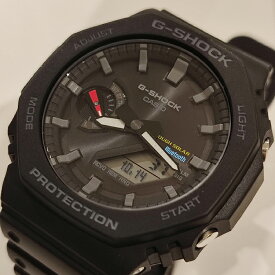 CASIO “G-SHOCK” GA-B2100-1AJF　ALLブラック[カシオ Gショック カーボンコア　タフソーラー　Bluetooth ]【父の日】 【ギフト】 【贈り物】 簡易ラッピング無料