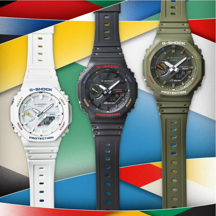 楽天市場】CASIO “G-SHOCK” GA-B2100FC-3AJF オリーブ(カーキ 