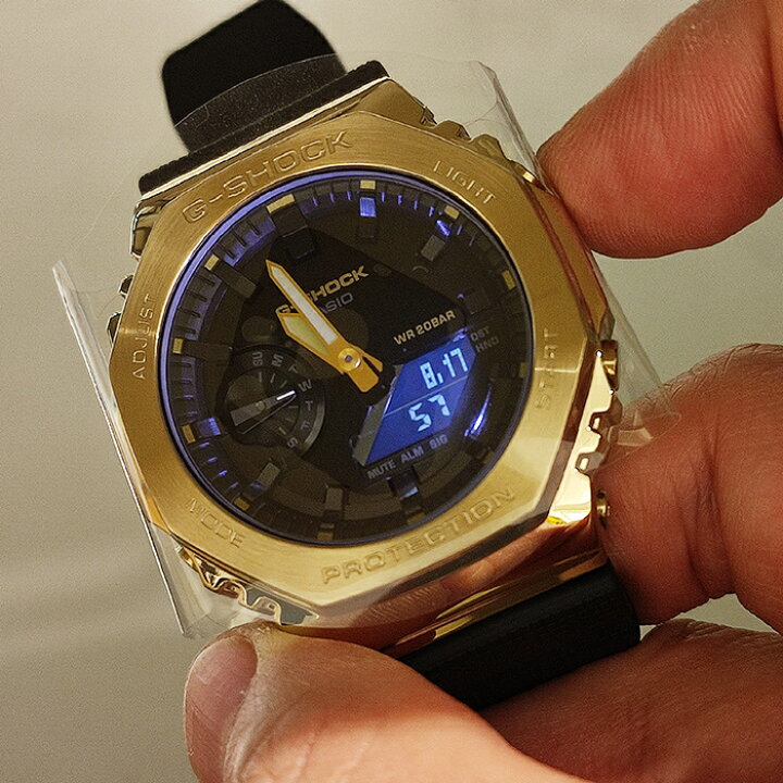 楽天市場】CASIO “G-SHOCK” GM-2100G-1A9JF ブラック x ゴールド 