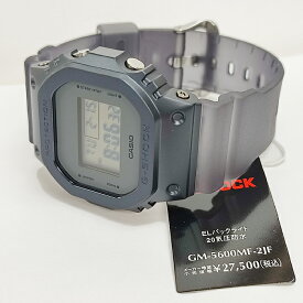 CASIO “G-SHOCK” GM-5600MF-2JF　ミッドナイトフォグ（真夜中の霧）ブルーグレーメタルケース X マットスケルトンバンド[ カシオ Gショック メタルフェイス MIDNIGHT FOG ]【父の日】 【ギフト】 【贈り物】 簡易ラッピング無料