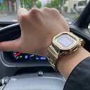 CASIO “G-SHOCK” GMW-B5000GD-9JF ゴールドフルメタル 反転液晶　Gショック[カシオ Gショック スピードモデル 電波ソーラー腕時計 Bluetooth 送料無料！父の日 ]