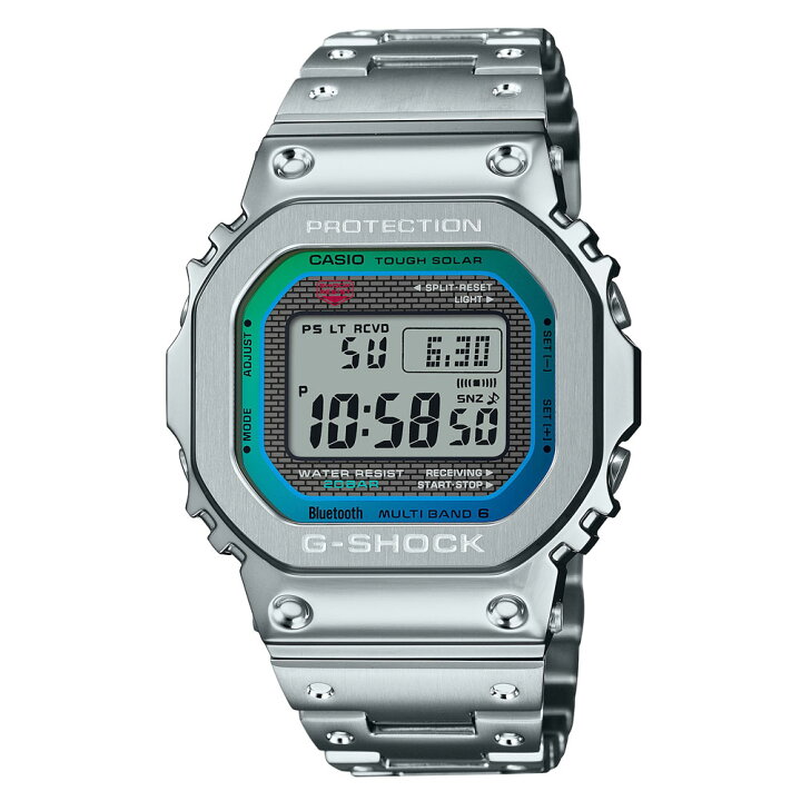 楽天市場】CASIO “G-SHOCK”GMW-B5000PC-1JFシルバーフルメタル 