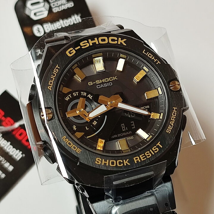 楽天市場】CASIO “G-SHOCK” G-STEELGST-B500BD-1A9JF ブラック x 