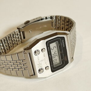 CASIO PREMIUM A1100D-1JF SILVER52QS-14B ���� �f�W�^�� �r���v �J�V�I �N���V�b�N ���g���E�H�b�`