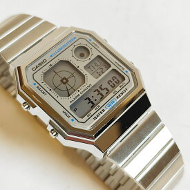 CASIO “CLASSIC” 国内正規品カシオ A130WE-7AJF シルバー/シルバー アナデジ カシオクラッシック　腕時計[ レトロウォッチ 贈り物 ラッピング無料 ]