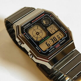 CASIO “CLASSIC” 国内正規品カシオ A130WEGG-1AJF ガンメタ アナデジ カシオクラッシック　腕時計[ レトロウォッチ 贈り物 ラッピング無料 ]