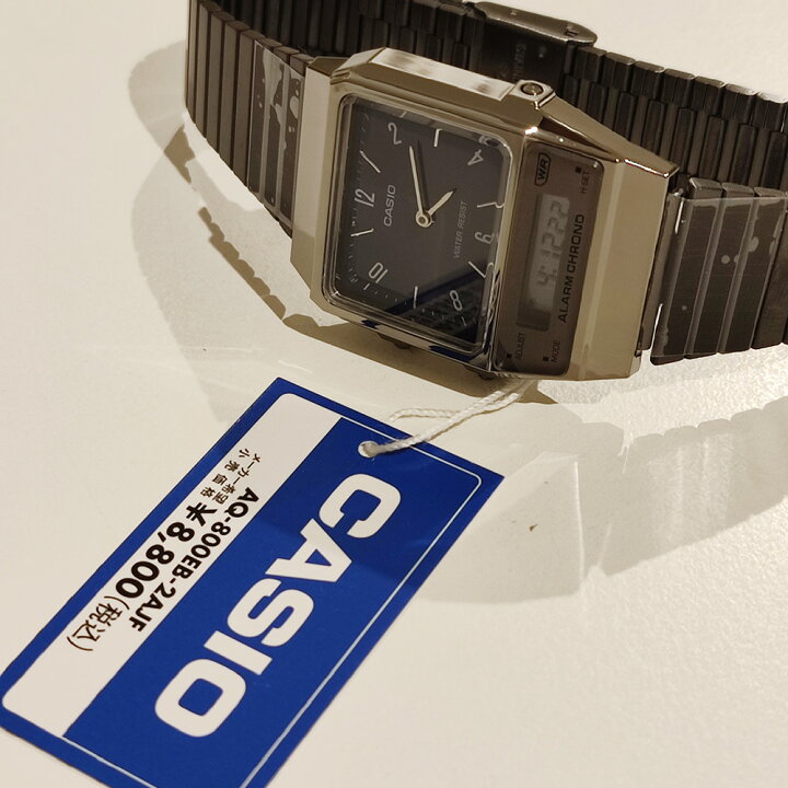 楽天市場】カシオ CASIO “CLASSIC” AQ-800EB-2AJF ネイビー国内正規品 