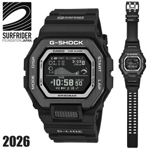SURFRIDERFOUNDATIONJAPAN�^G-SHOCK GBX-100SFJ-1JR G-LIDE G�V���b�N G���C�h �f�W�^�� �T�[�t���C�_�[�t�@���f�[�V�����W���p���R���{���[�V�����@�r���v �����Y CASIO