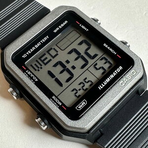 CASIO Collection STANDARD�@W-221H-1AJF�@�J�V�I�R���N�V�����@���j�Z�b�N�X�r���v �v�`�v�� �X�^���_�[�h�f�W�^���@ �`�[�v�J�V�I ���퐶���h�� ���F���ɗD�ꂽ�f�W�^�� �@�y��10�N�d�r�����z