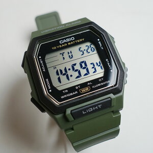 �J�V�I �R���N�V���� CASIO Collection �f�W�^�� �r���v W-738H-3AJF �I���[�u�@ �o�C�u���[�V�����A���[������