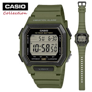 �J�V�I �R���N�V���� CASIO Collection �f�W�^�� �r���v W-738H-3AJF �I���[�u�@ �o�C�u���[�V�����A���[������