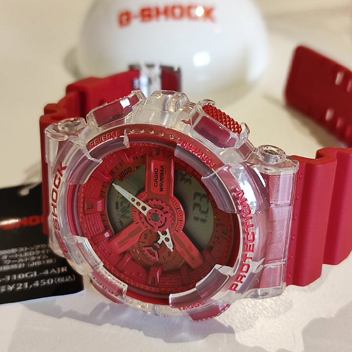 楽天市場】CASIO “G-SHOCK” 日本製シリーズ GA-110GL-4AJR レッド 