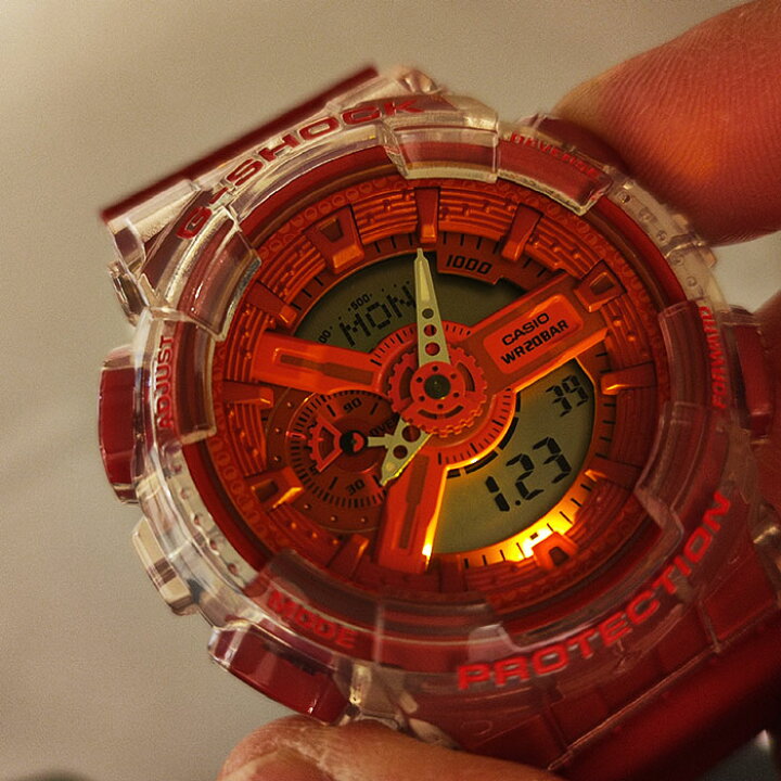 楽天市場】CASIO “G-SHOCK” 日本製GA-110GL-4AJR レッド系ジャパン 