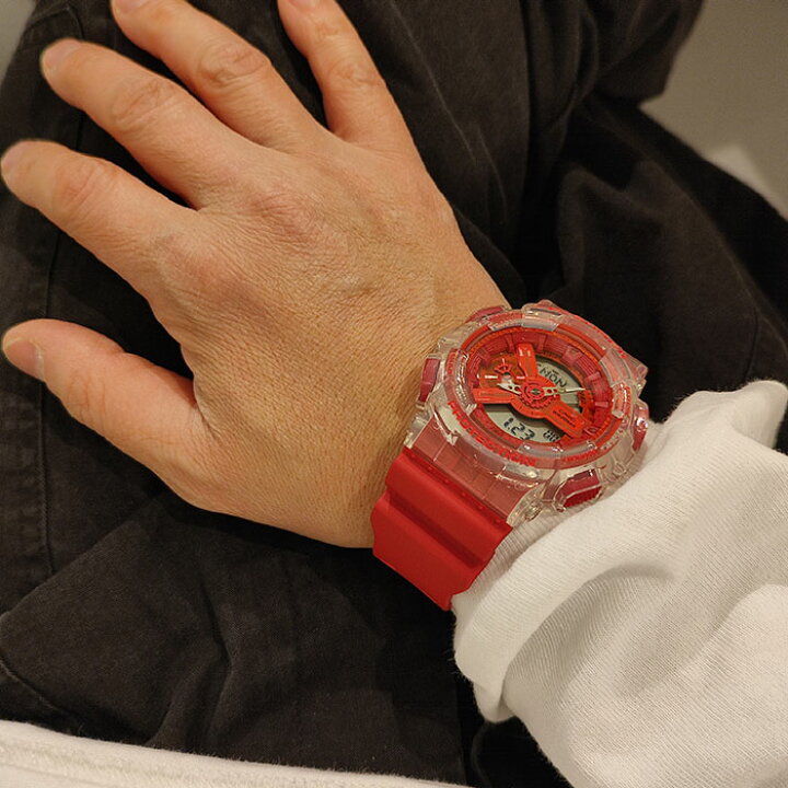 楽天市場】CASIO “G-SHOCK” 日本製GA-110GL-4AJR レッド系ジャパン 