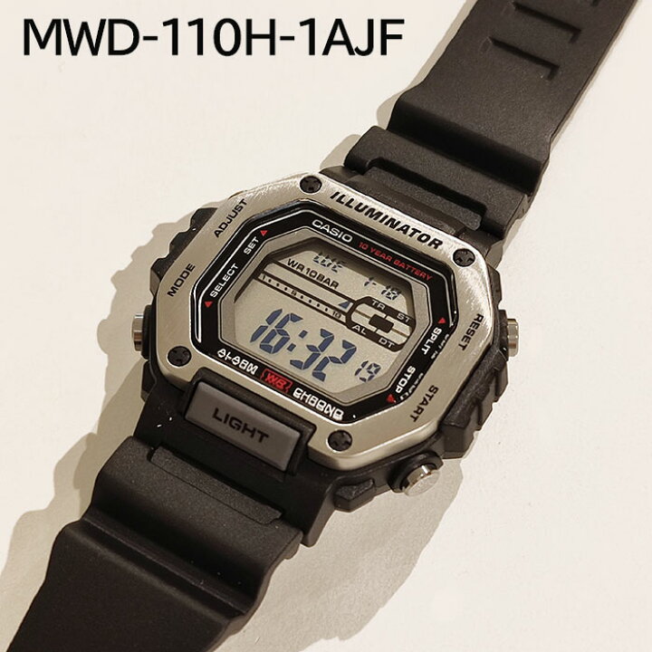 楽天市場】CASIO Collection SPORTSMWD-110H-1AJF，-3AJF カシオ 