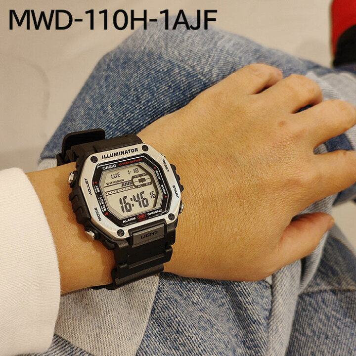 楽天市場】CASIO Collection SPORTSMWD-110H-1AJF，-3AJF カシオ 