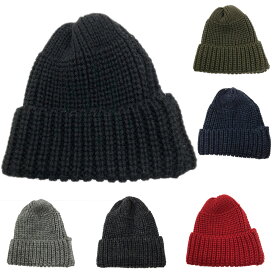 HIGHLAND 2000 3ゲージ ハーフカーディガン 畔編み ワッチキャップ[ ブリティッシュウール100％　ハイランド2000 畔編み Watch Cap　ソリッド]