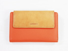 I MEDICI Trifold wallet MED 03オレンジ[イ・メディチ 三つ折財布] P12Sep14