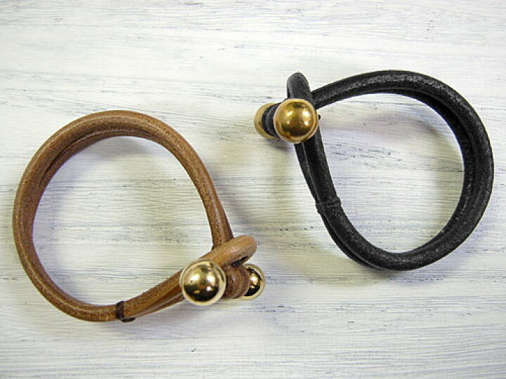 JUTTA NEUMANN ユッタニューマン バーベルブレス レザーバングル  